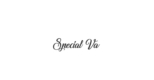 Special Valentine font thumb